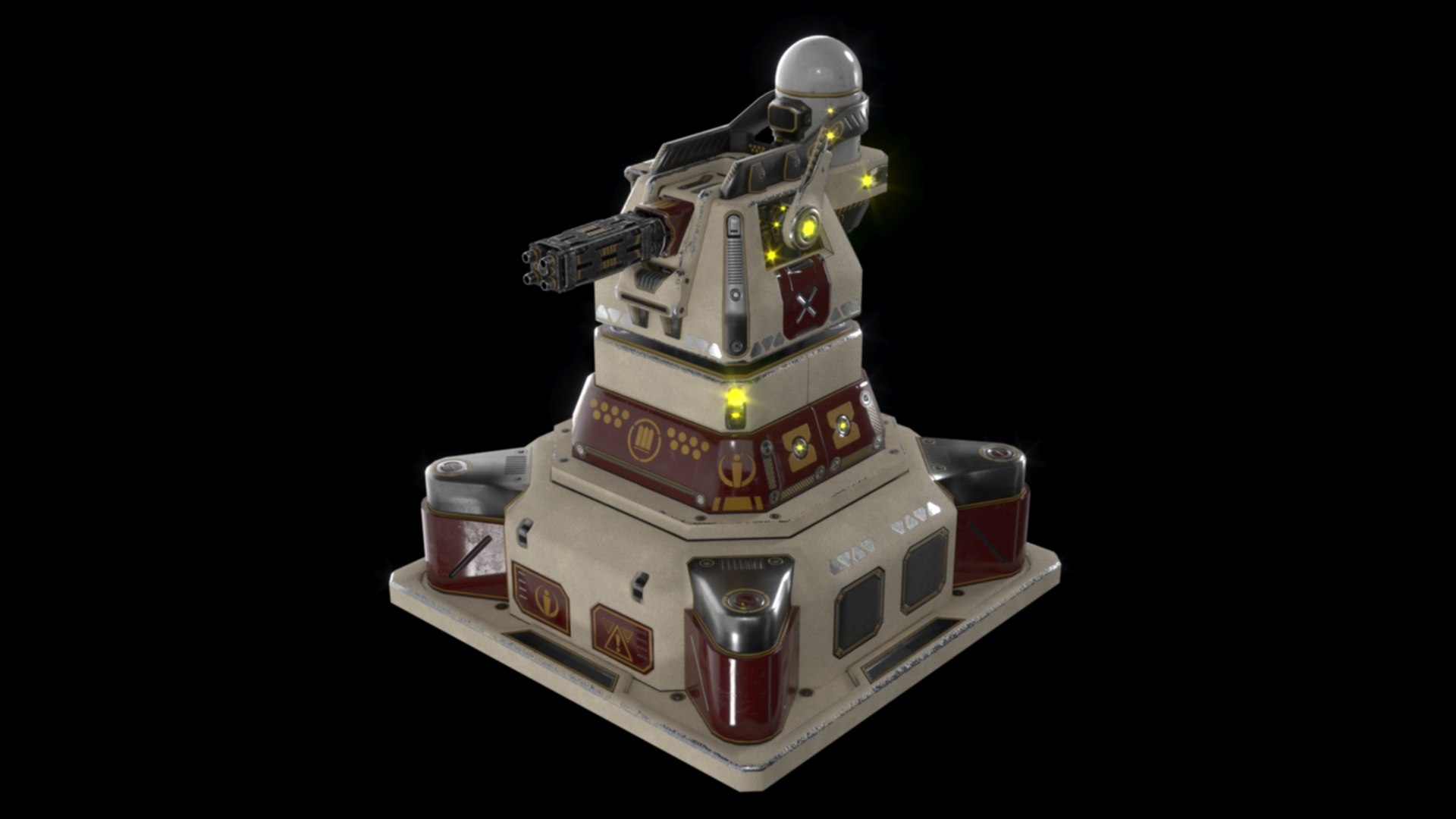 3D Small 20mm CIWS model - TurboSquid 1764930