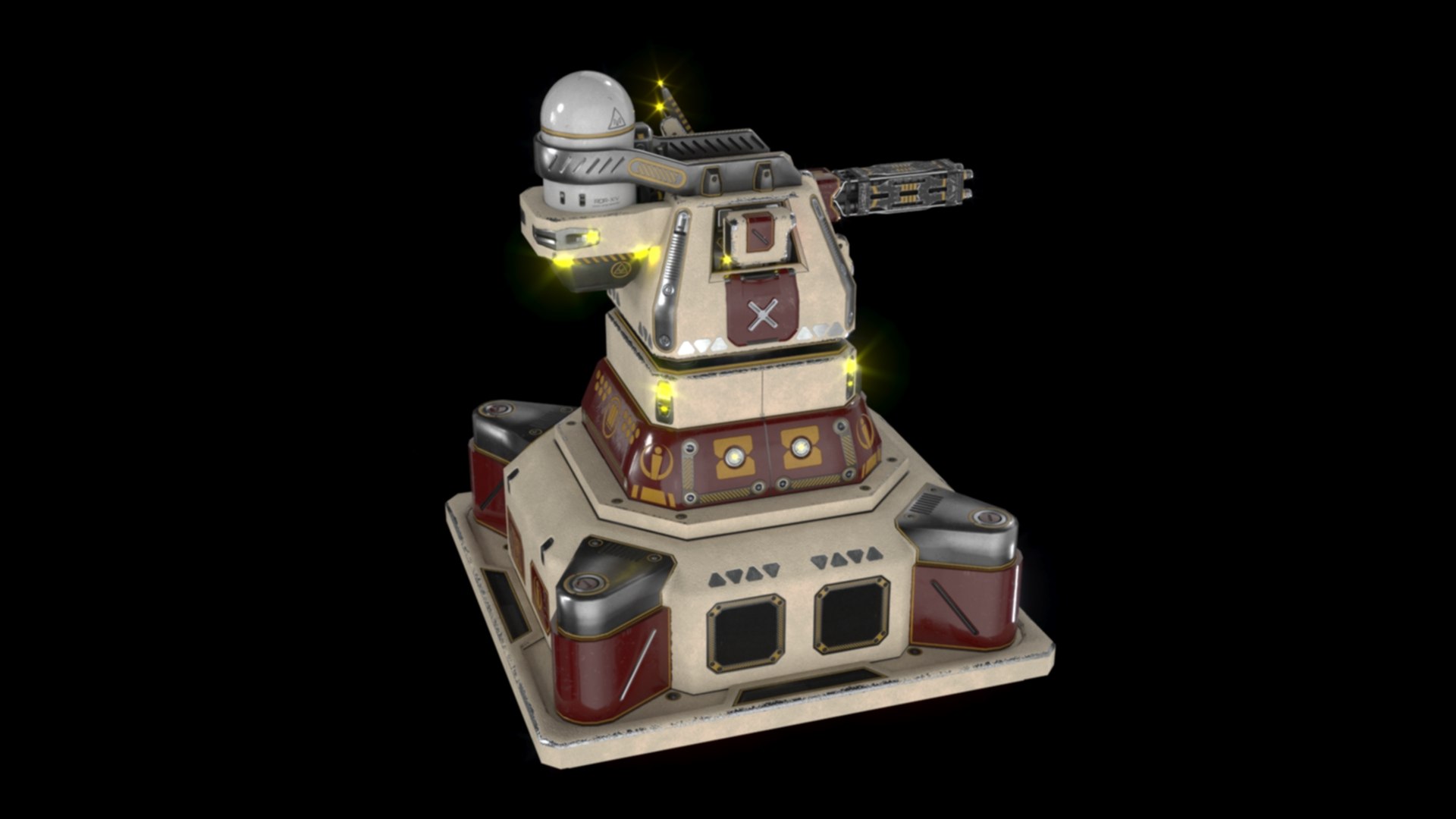 3D Small 20mm CIWS model - TurboSquid 1764930