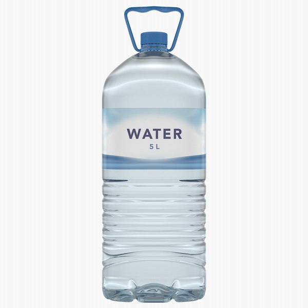 water bottle 5 3D model