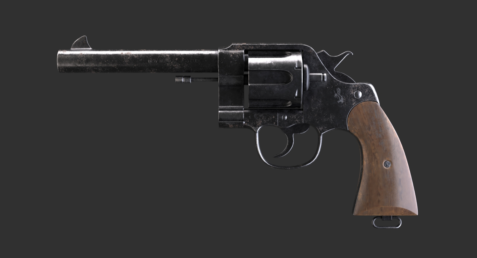 Colt New Service Revolver 3D Model - TurboSquid 1258149