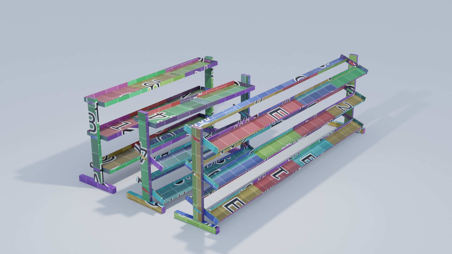 Weight Racks 3D - TurboSquid 2033274