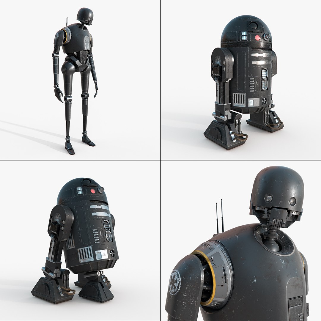 スターウォーズ　ローグ・ワン　C2-B5 / K-2SO　DIE CAST Star Wars ELITE Series 6