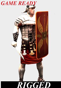 3d roman soldier model