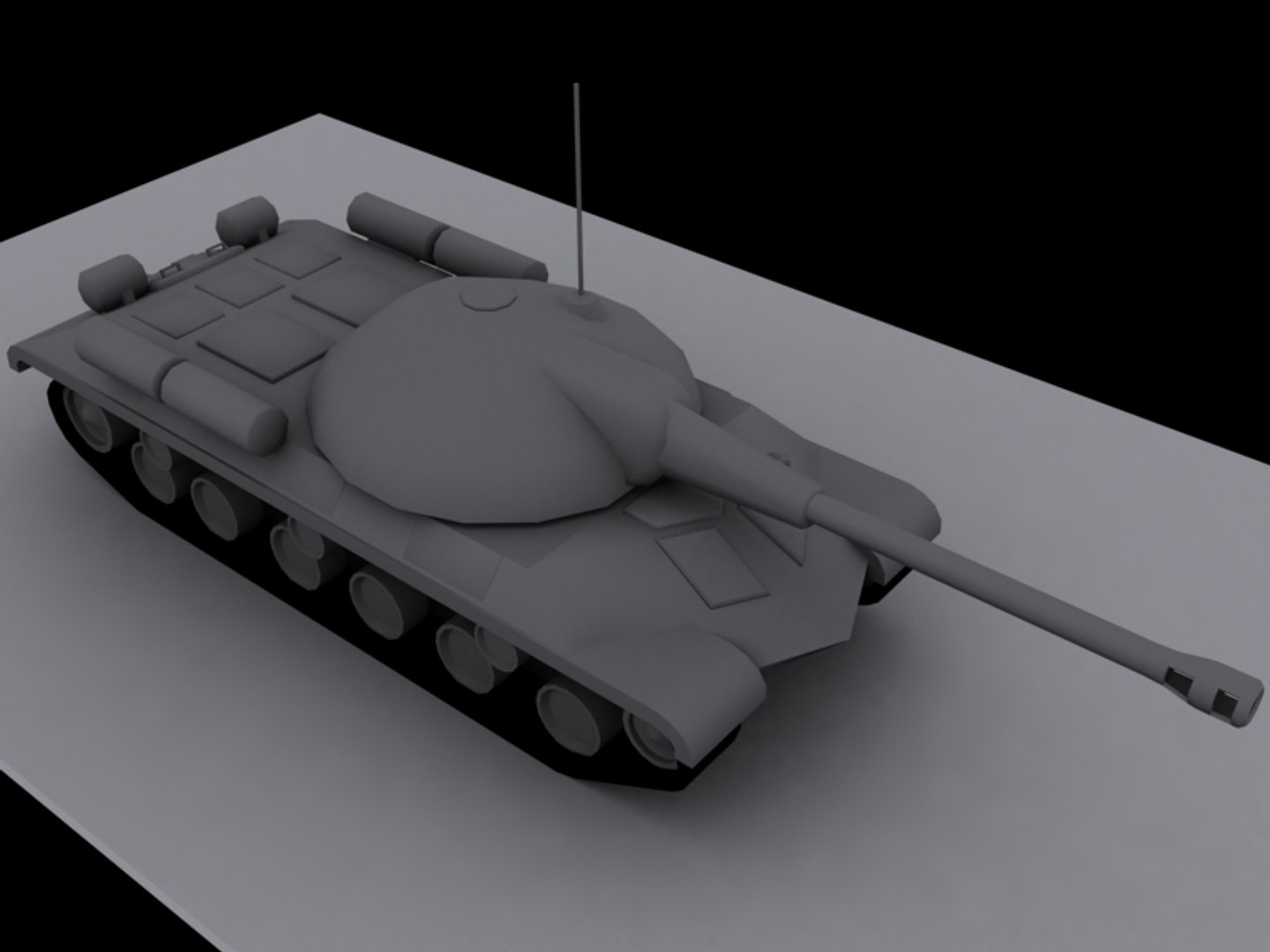 3d model is-3 tank 3 1945