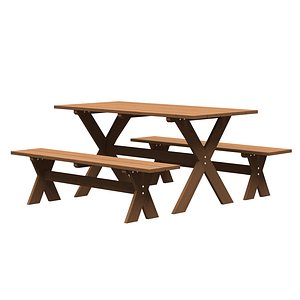picnic table set model