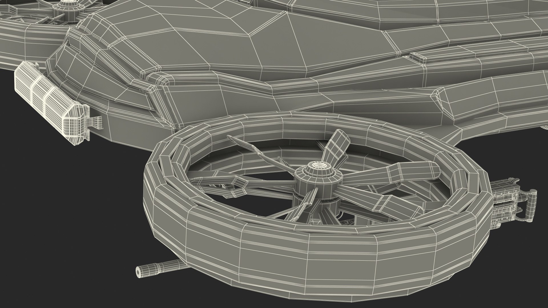 3D drone machine gun model - TurboSquid 1472402