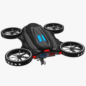 Drone with Machine Gun