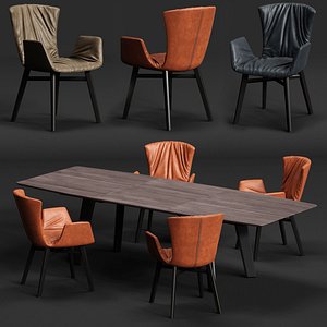draenert dexter armchair fontana 3D model