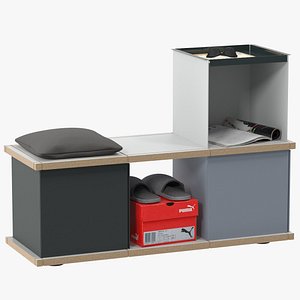 yu bench 3x1 3D model