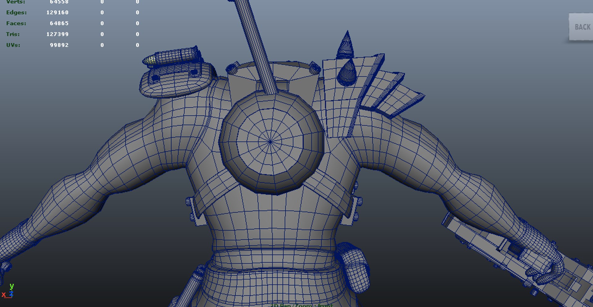 character heavy 3d model