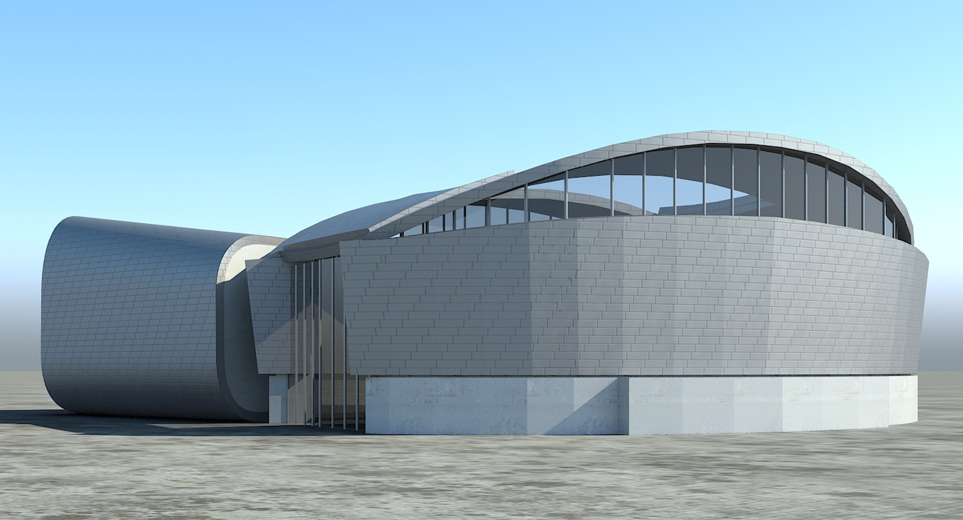 Sports Complex Model - TurboSquid 1246601
