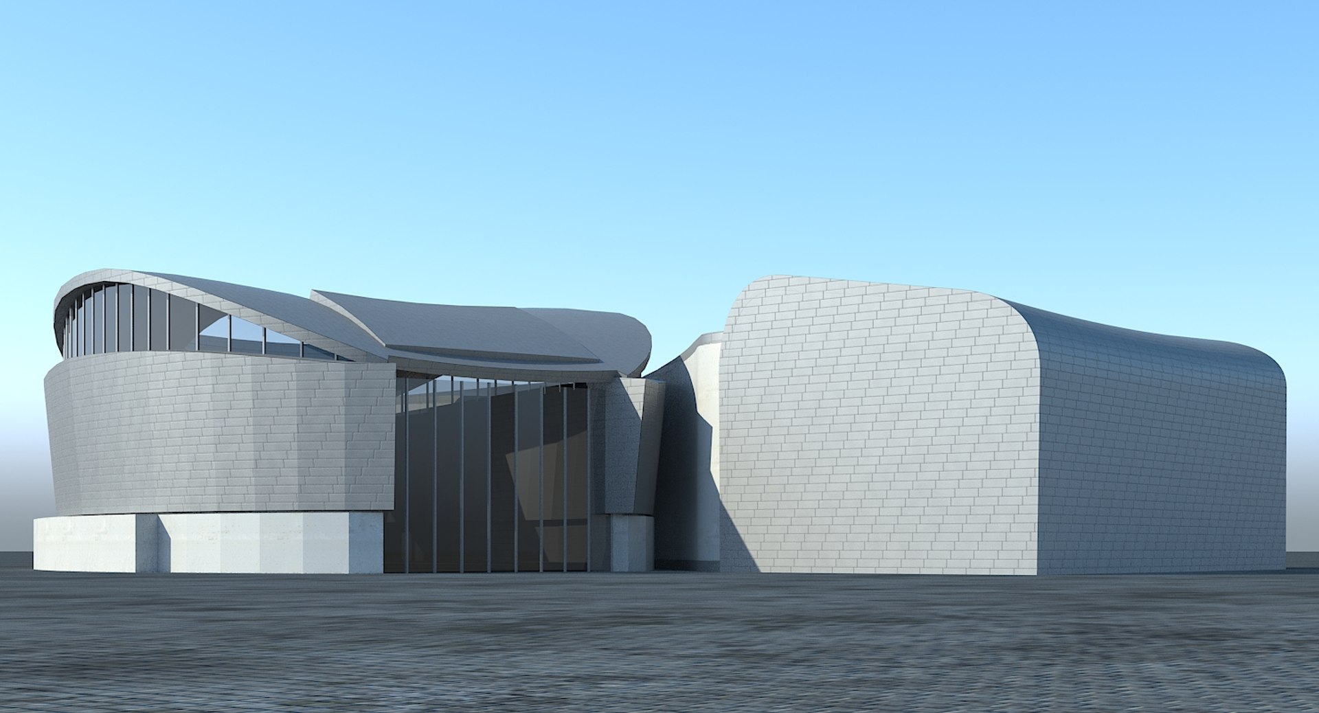 Sports Complex Model - TurboSquid 1246601