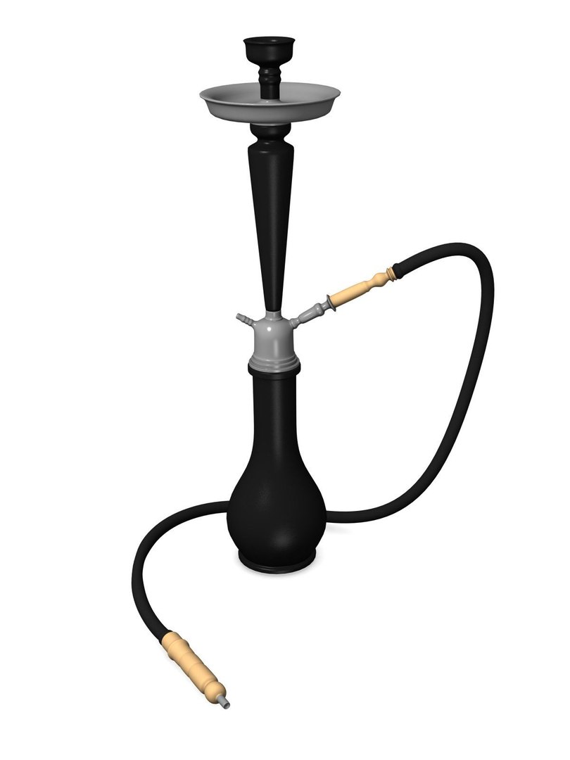 Shisha Waterpipe Water 3d Obj