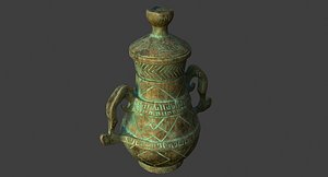old bronze jar 3D model