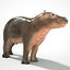 Dziecko Hippo Nijlpaard Hippopotamus Amphibius