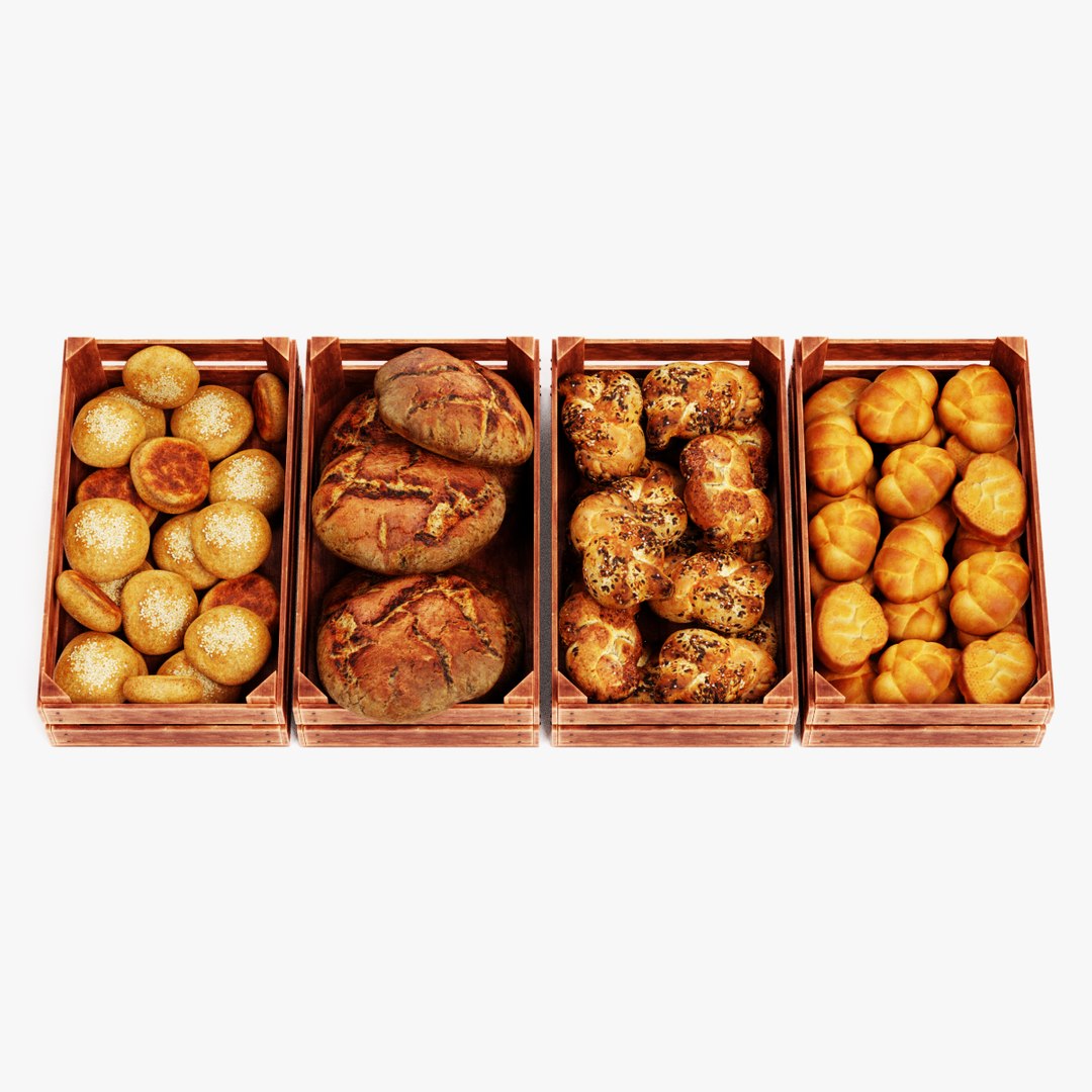 3D bakery set model - TurboSquid 1409758