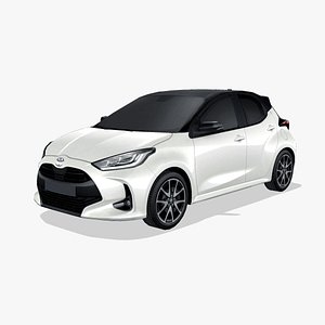 3D Toyota Yaris 2020