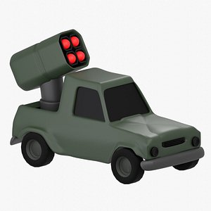 3D model Military Truck 3D Illustration