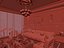 3D interior livingroom scene