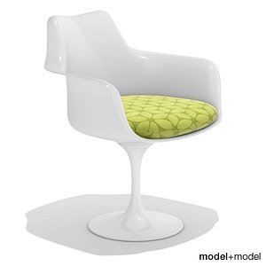 3ds max tulip armchair knoll chairs