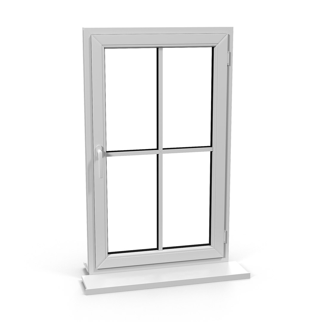 Plastic Window 2 3D model preview