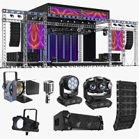 Detailed Concert Stage