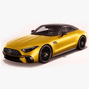 3D Mercedes-Benz SL 63 AMG 2023