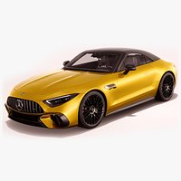 Mercedes-Benz SL 63 AMG 2023 with interior