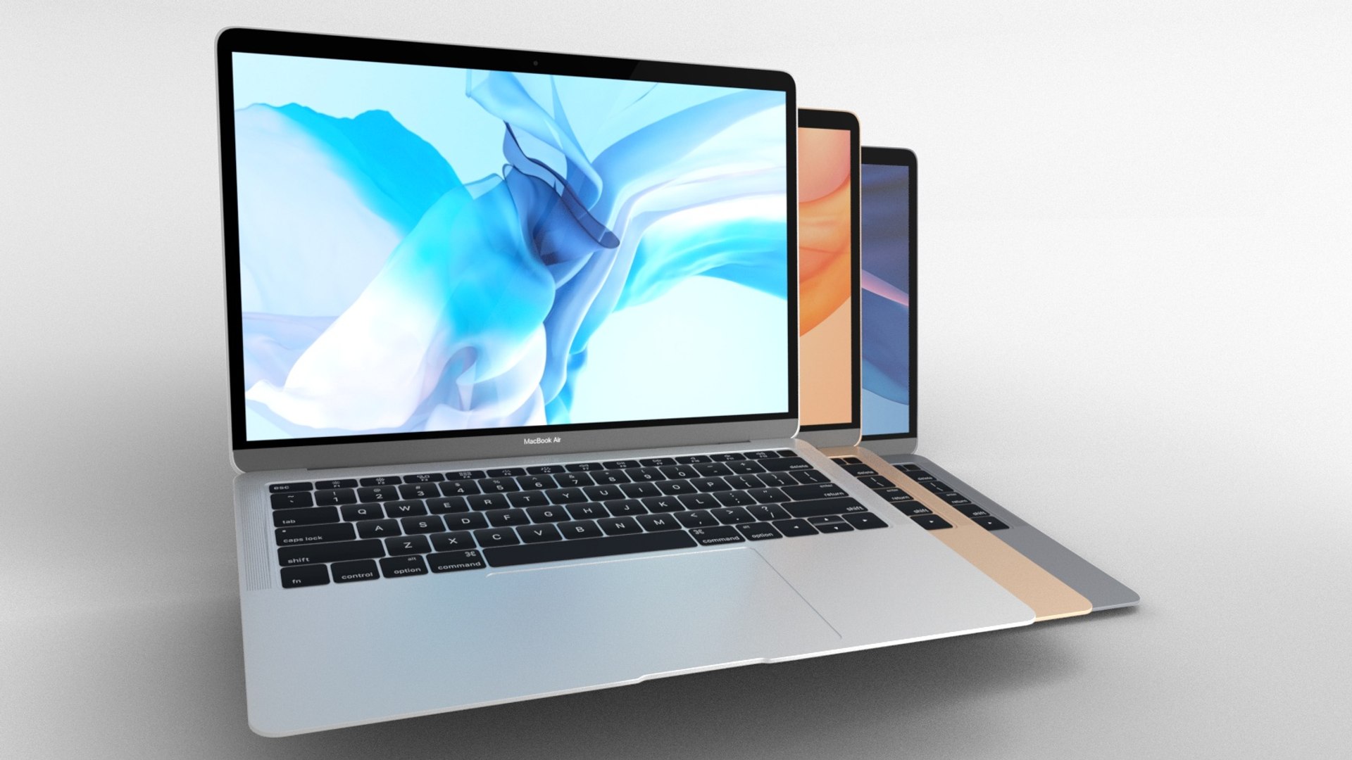 Macbook Air 2018 Colors 3D - TurboSquid 1348525