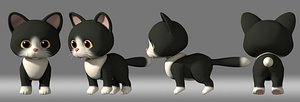 cat cartoon 3D