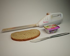 3d model electric knife