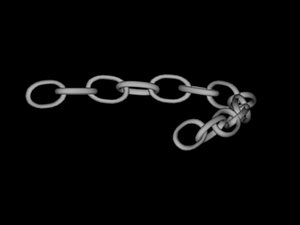 3d model chain linked