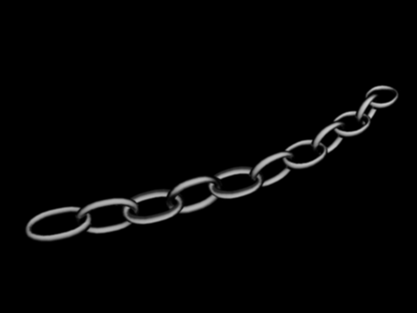 3d model chain linked
