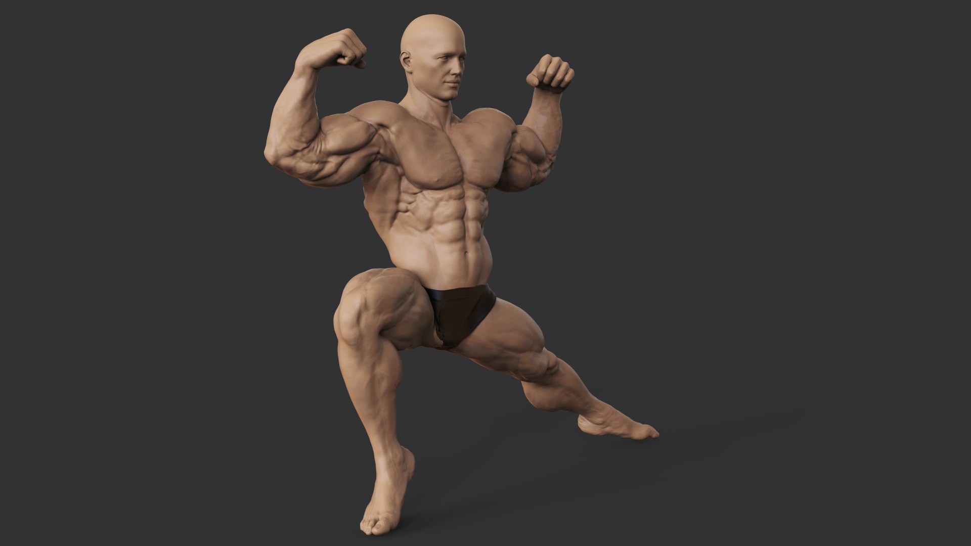 Bodybuilder 3D Model - TurboSquid 2424702