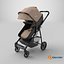 Poussette bébé marche pliable Beige