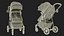 Poussette bébé marche pliable Beige