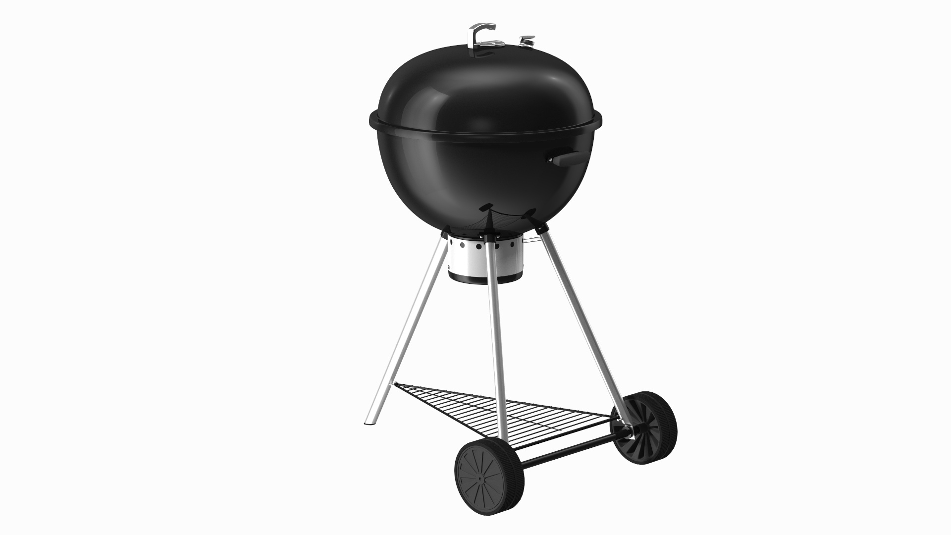 Kettle Charcoal Grill 3D Model TurboSquid 2133739
