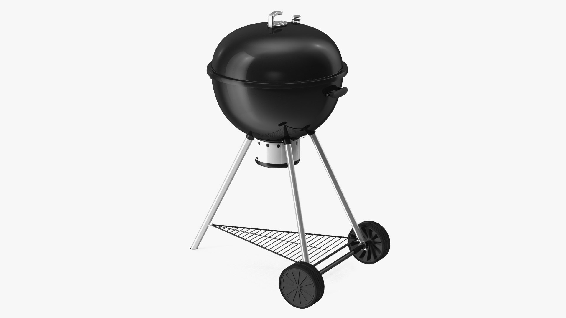 Kettle Charcoal Grill 3D model preview