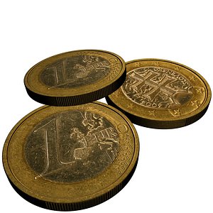 1 euro slovakia 3d max
