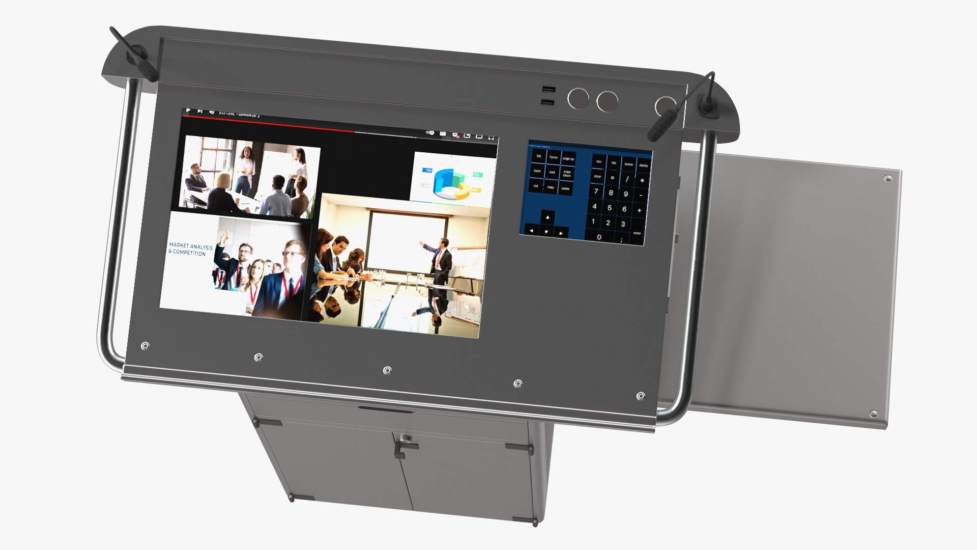 3D Office Lectern ILS Synergy QK - TurboSquid 2062006