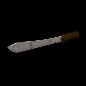 3D machete lightwave model