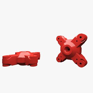 3D Floating Boomed Marine Barrier Component 3D Model model