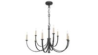 Visual Comfort Reims Aged Iron Chandelier