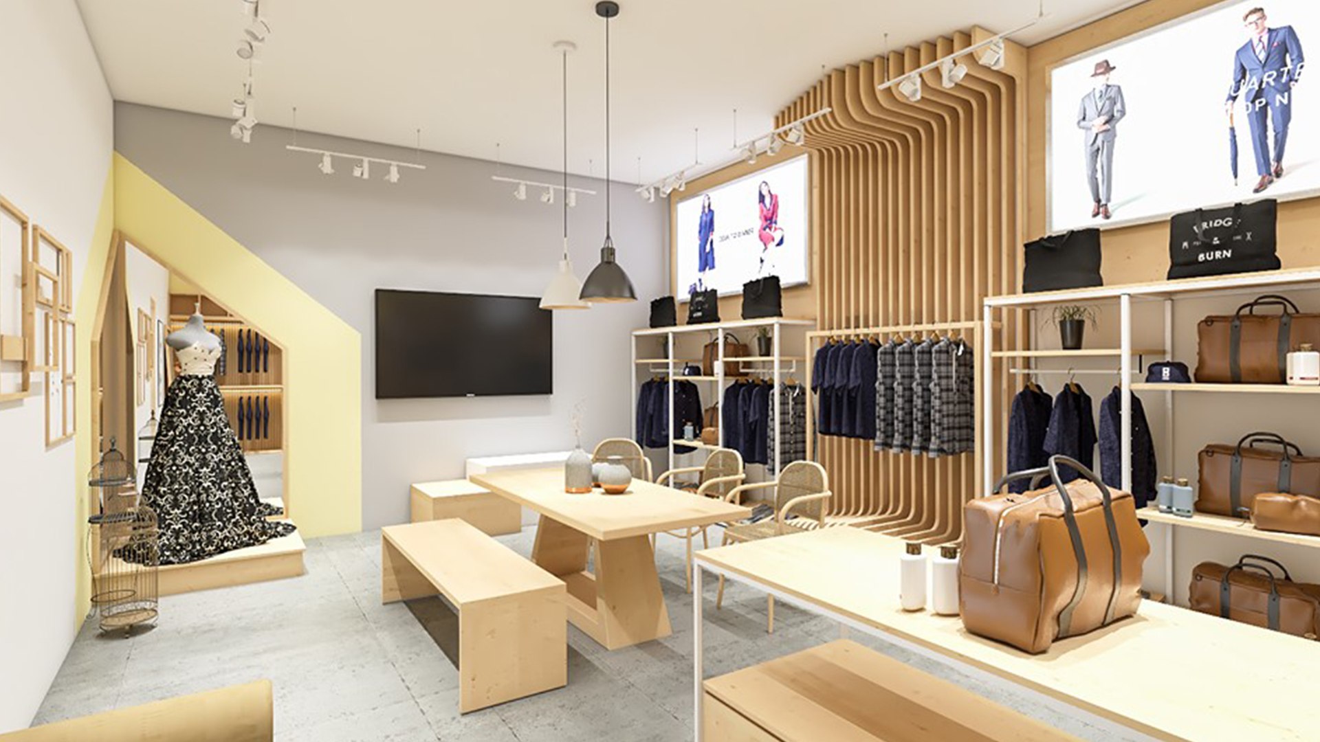 Cloth Store-shop 3D Model - TurboSquid 1977217