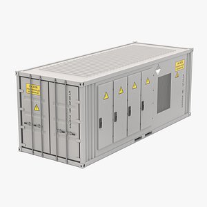 3D Container Energy Storage System model
