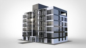 3D model Modern townhouse