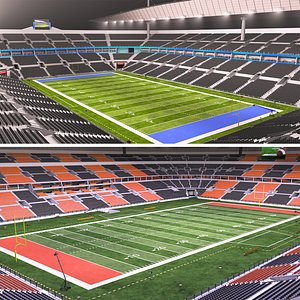 US Football Stadiums Collection - Day and Night