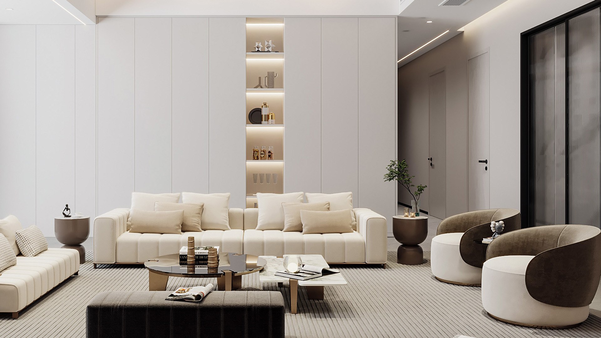 3D Modern living room model - TurboSquid 2099637
