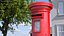 British Red Post Box 3D