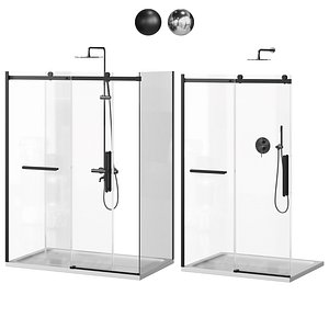 Shower corner and alcove door Vincea Como Soft 3D